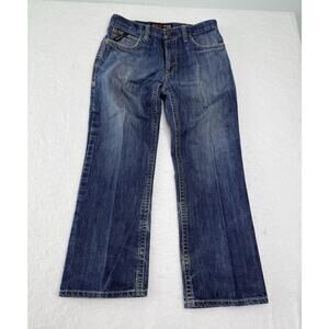 Ariat FR M4 Low Rise Bootcut Blue Denim Jeans 34X30